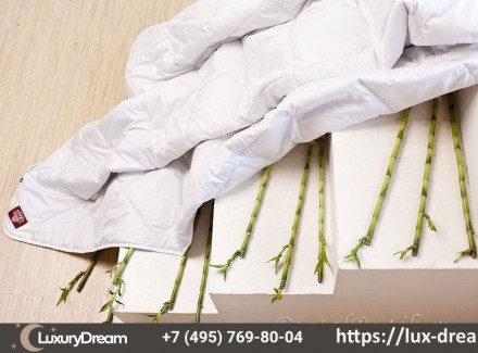 Элитное одеяло стеганое всесезонное 200х220 German Grass Bamboo