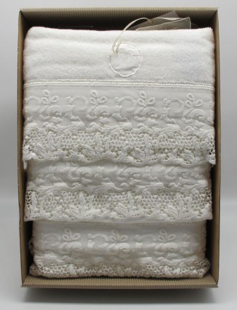 Набор полотенец 3шт Arte Pura 4.880.PT 19 BIANCO (белый)