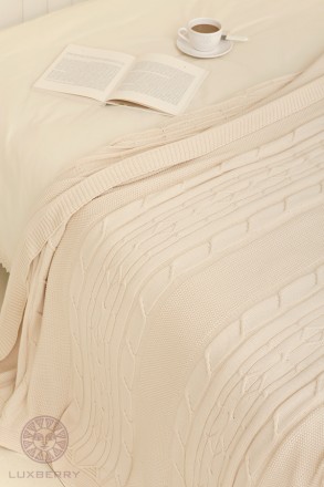 Плед-покрывало 220х240 Luxberry Imperio 40 экрю