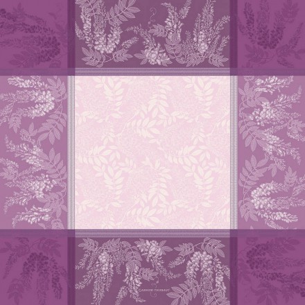 Скатерть 174х304 Garnier-Thiebaut GLYCINES PARME 