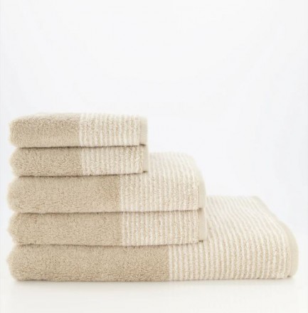 Полотенце 80x150 Cawo TWO-TONE 590 33 sand  