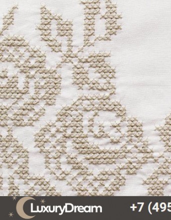 Наволочка декоративная для валика 28х56 Luxberry Rose белая