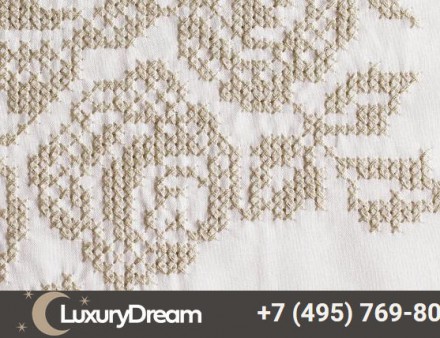 Наволочка декоративная для валика 28х56 Luxberry Rose белая