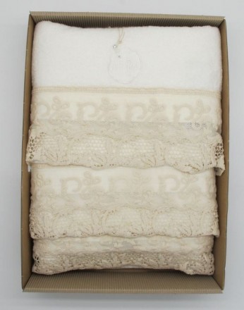 Набор полотенец 3шт Arte Pura 4.880.PT 900 RETRO (ваниль)