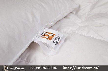 Одеяло детское 100x135 и подушка 40x60 German Grass Baby Snow