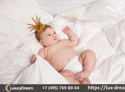 Одеяло детское 100x135 и подушка 40x60 German Grass Baby Snow