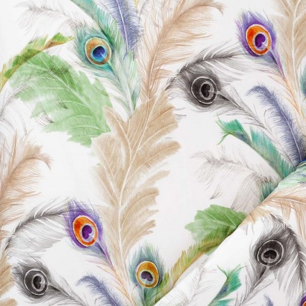 Постельное белье 2 спальное евро Estella FEATHER 4772-985 multicolor