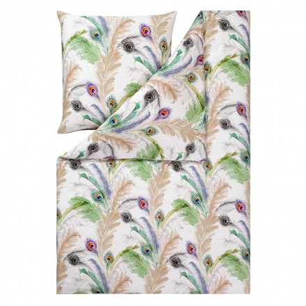 Постельное белье 2 спальное евро Estella FEATHER 4772-985 multicolor