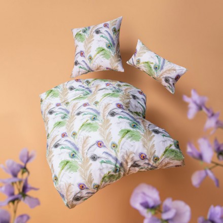 Постельное белье 2 спальное евро Estella FEATHER 4772-985 multicolor