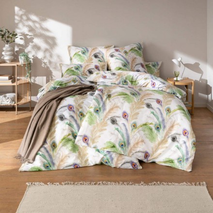 Постельное белье 2 спальное евро Estella FEATHER 4772-985 multicolor