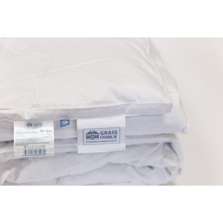 Одеяло пуховое всесезонное 200х200 German Grass White Familie Down