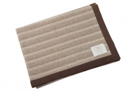 Плед-покрывало кашемировое 160х220 CO.BI. Dany коричневое