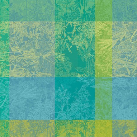 Скатерть 155х260 Garnier-Thiebaut ESPRIT JARDIN PRAIRIE 