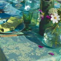 Скатерть 155х260 Garnier-Thiebaut ESPRIT JARDIN PRAIRIE 