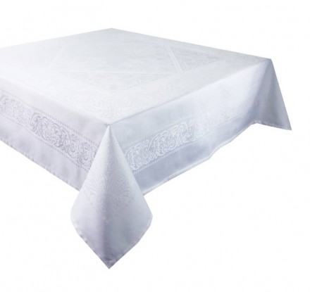 Скатерть 174х364 Garnier-Thiebaut ALEXANDRINE UNI NEGRE 