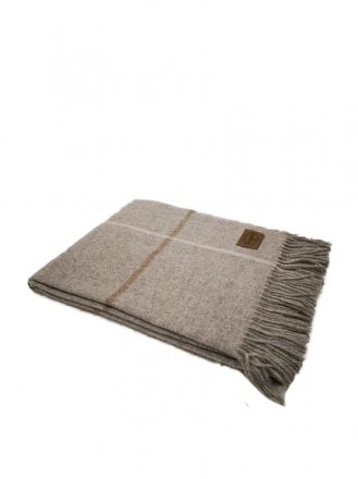Плед 130х180 Somma FALKLAND col.011 grigio-perla 
