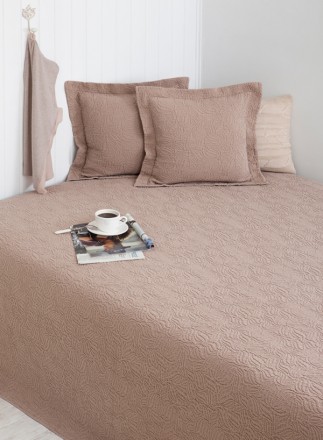 Покрывало 200х220 Luxberry Каменный цветок капучино