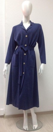 Халат Jaycris-Artesania Lena 2166 темно-синий