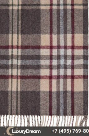 Плед 130х170 Luxberry Vandyck коричневый