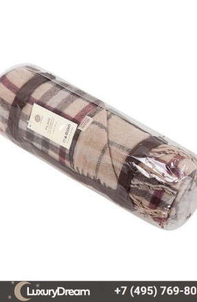 Плед 130х170 Luxberry Vandyck коричневый