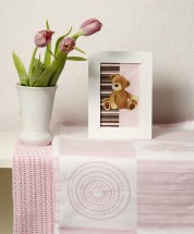 Пледы детские 75х100 2шт Luxberry Lux 2287 розовые