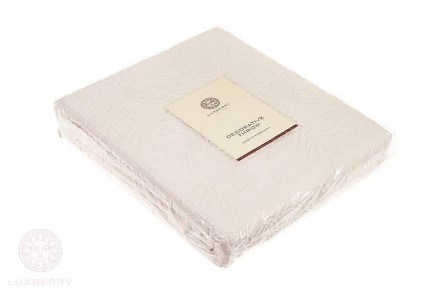 Покрывало 200х220 Luxberry Каменный цветок экрю