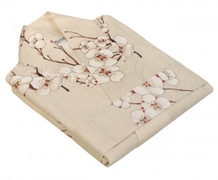 Халат-кимоно Mirabello Floralie песочный