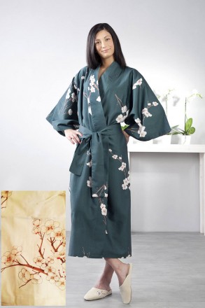 Халат-кимоно Mirabello Floralie песочный