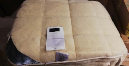 Наматрасник 160х200 Hefel PURE VELOUR (открытая шерсть) 