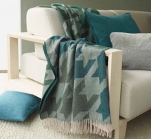 Плед 135x195 Eagle CARNABY 101 d`grun-gras-d`turkis 