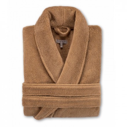 Халат Hamam HERITAGE NATURAL COTTON темно-карамельный