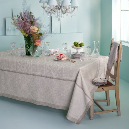 Скатерть 174х304 Garnier-Thiebaut HARMONIE BEIGE 