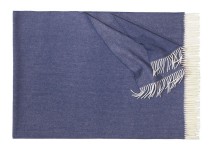 Плед шерстяной 130x200 BOSTON 170 navy