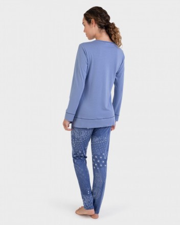 Пижама женская Massana T04 BLUE (P721253) синяя