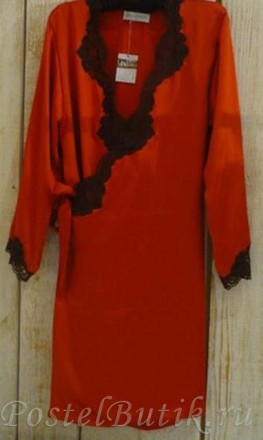 Халат шелковый Rue Du Faubourg Ambre