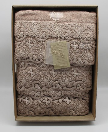 Набор полотенец 3 шт Arte Pura 4.880.PU - 43 POLVERE OLD (орех)