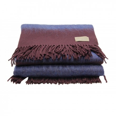 Плед 130х180 Somma JOHANNESBURG col.034 burgundy 