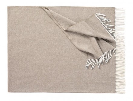 Плед шерстяной 130x200 BOSTON 201 sand