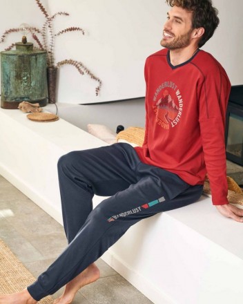 Пижама мужская Massana 299 RED (P721330)