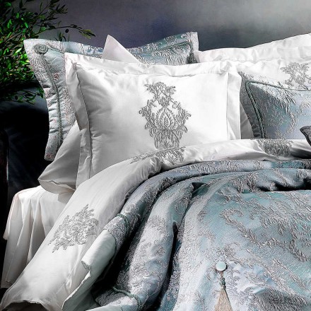 Покрывало в наборе 260x270 Zebra Casa MEGHAN Aqua 