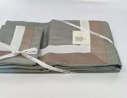 Постельное белье 2 спальное евро Palombella ALABAMA оливковое