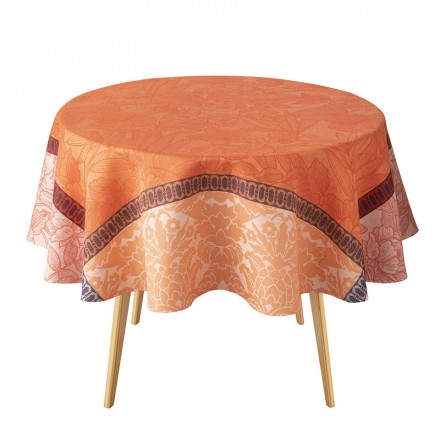 Скатерть 175x250 Le Jacquard Francais ESCAPAD TROPICAL orange 