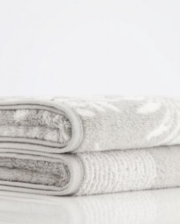 Полотенце 50х100 Cawo EDITION FLORAL 638 76 platina