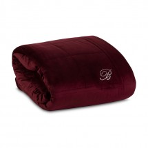 Покрывало 270х270 Blumarine BLU VELVET 12 bordeaux бордовое
