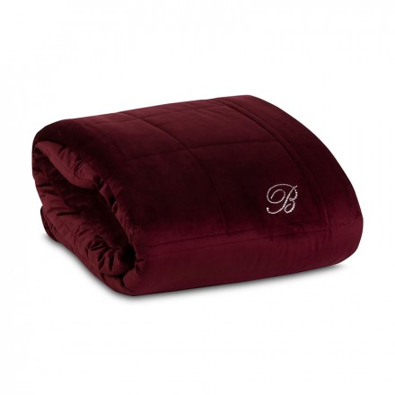 Покрывало 270х270 Blumarine BLU VELVET 12 bordeaux бордовое