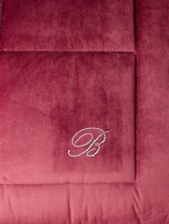 Покрывало 270х270 Blumarine BLU VELVET 12 bordeaux бордовое