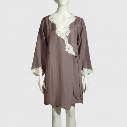 Халат шелковый Rue Du Faubourg Brume