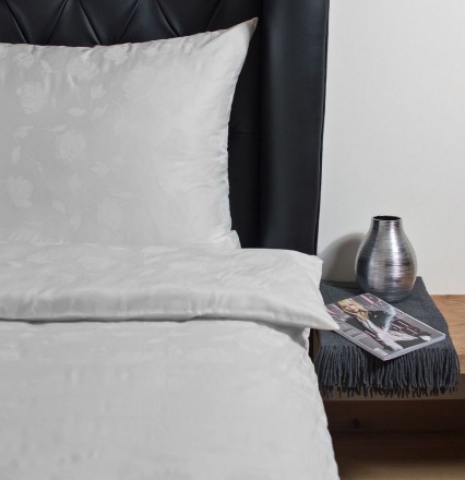 Постельное белье 2 спальное евро Hefel ROSE elfenbein