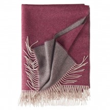 Плед 135x195 Eagle ALASSIO 118 bordo, m`grau