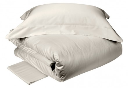 Постельное белье 2 спальное евро La Perla GIULIA 9 grigio perla серое